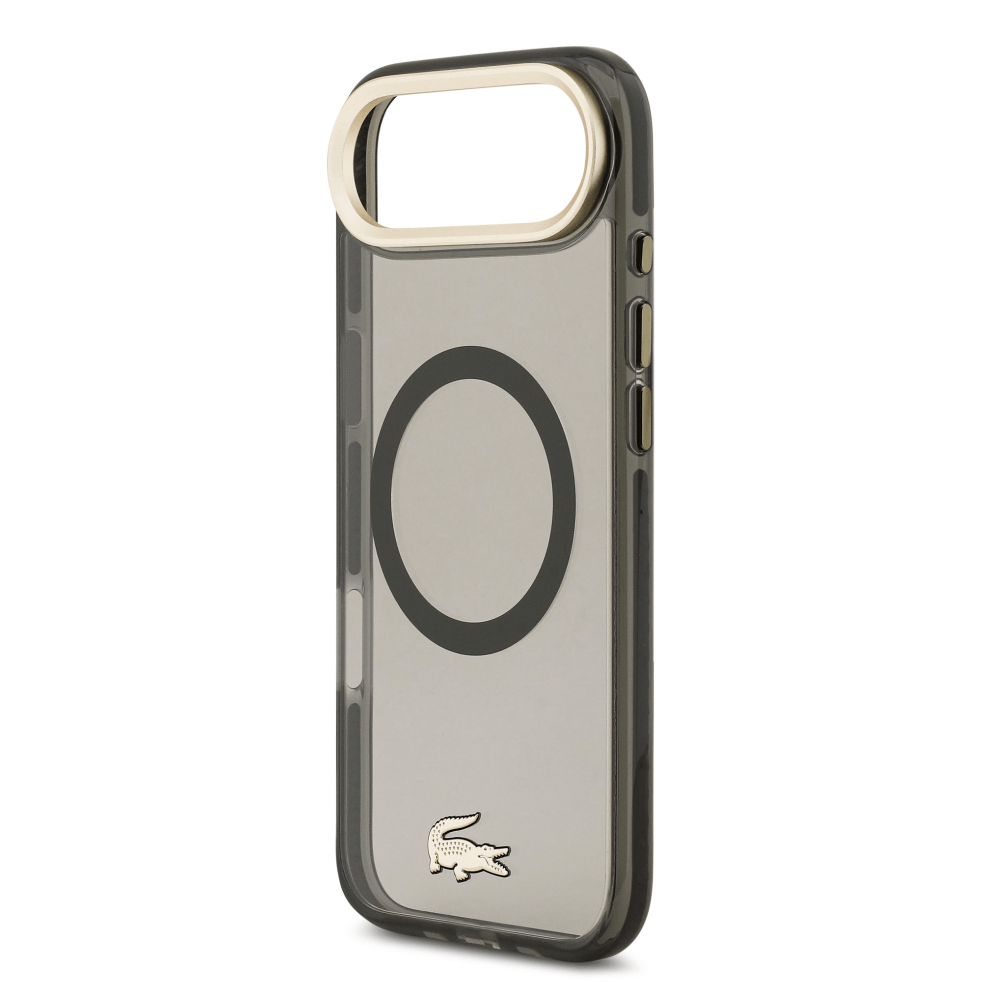 LACOSTE Калъф Apple iPhone 17 Air, PC/TPU Frosted Finish Gold Logo MagSafe /черен/ - LCHMP17MUFWAK – снимка 7