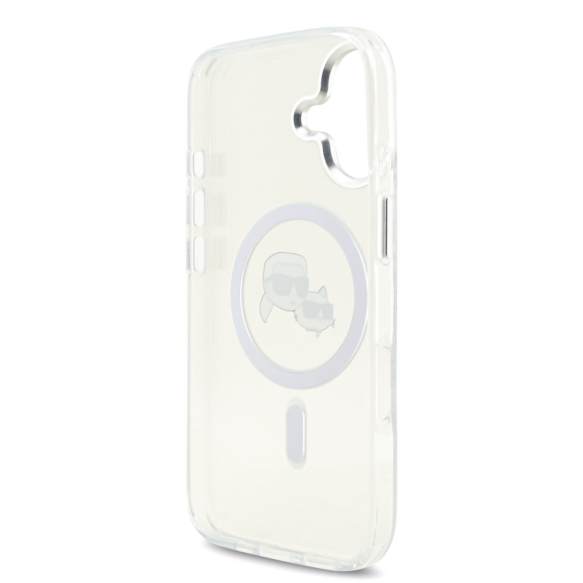 Karl Lagerfeld Калъф Apple iPhone 17 Air, IML K/C Heads Metal Frame MagSafe /прозрачен/ - KLHMP17MHLSKCH – снимка 6