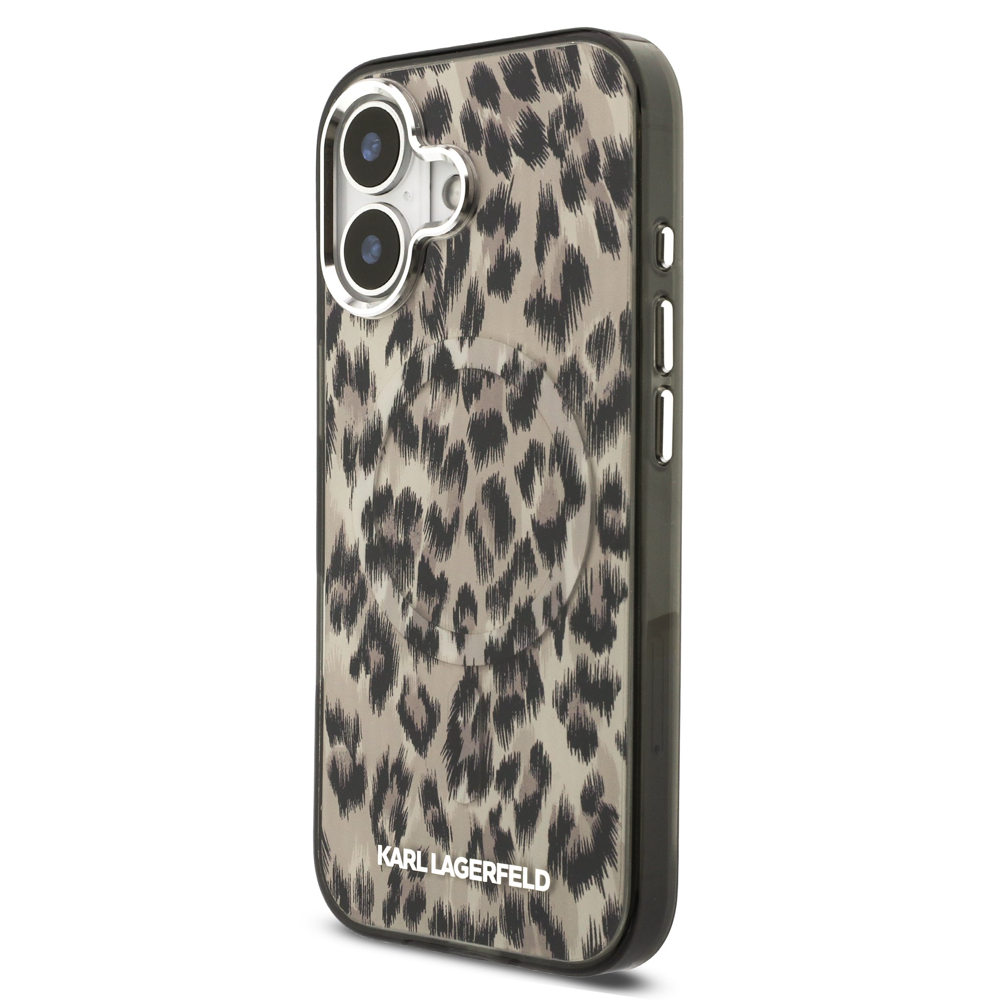 Karl Lagerfeld Калъф Apple iPhone 17, IML Leopard MagSafe /кафяв/ - KLHMP17SHDLEOICW – снимка 2