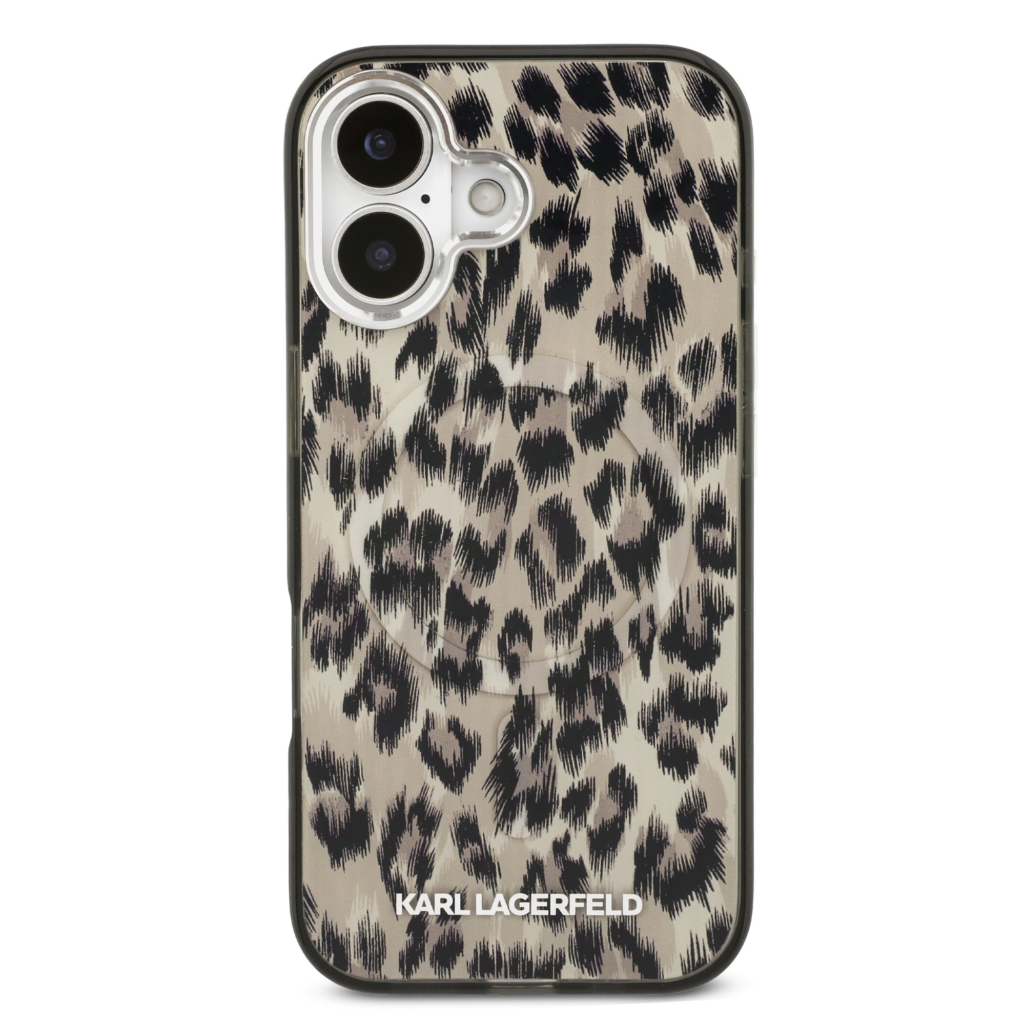 Karl Lagerfeld Калъф Apple iPhone 17, IML Leopard MagSafe /кафяв/ - KLHMP17SHDLEOICW – снимка 3