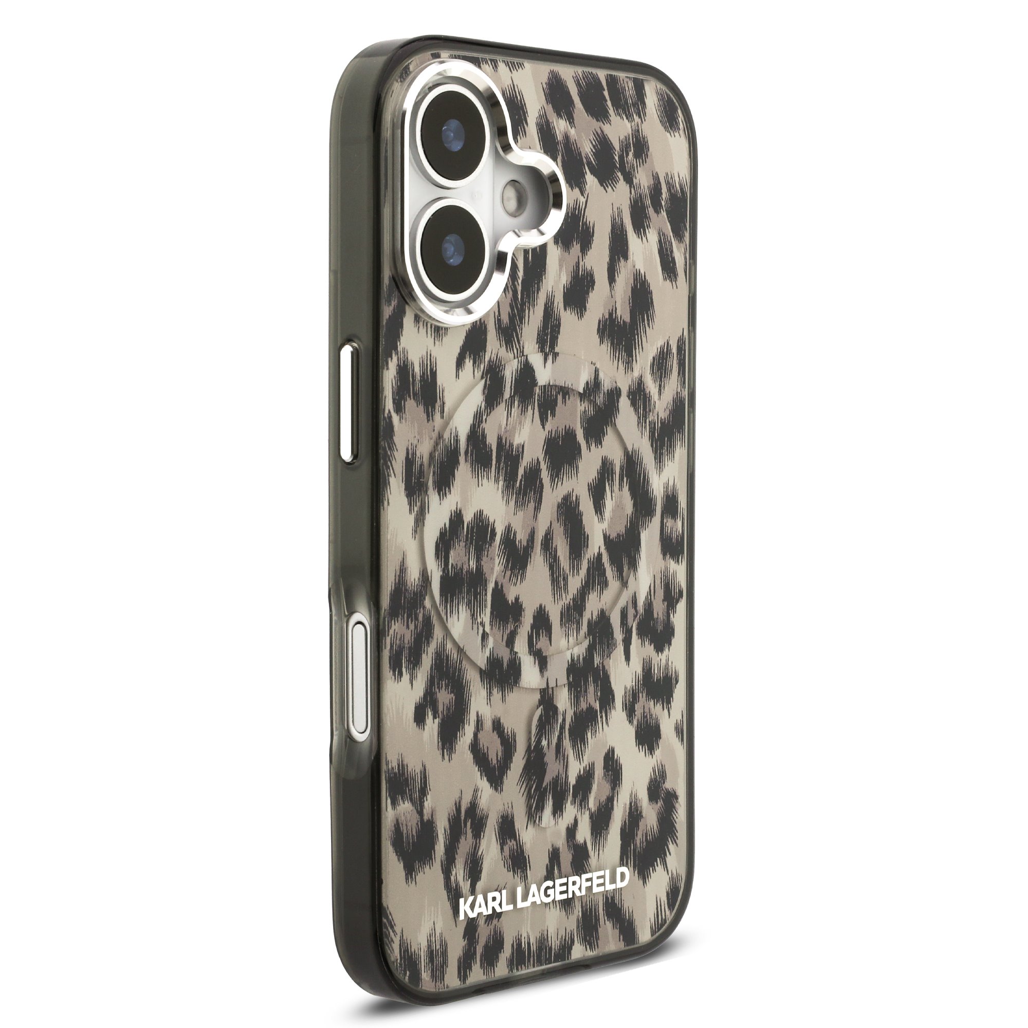 Karl Lagerfeld Калъф Apple iPhone 17, IML Leopard MagSafe /кафяв/ - KLHMP17SHDLEOICW – снимка 4