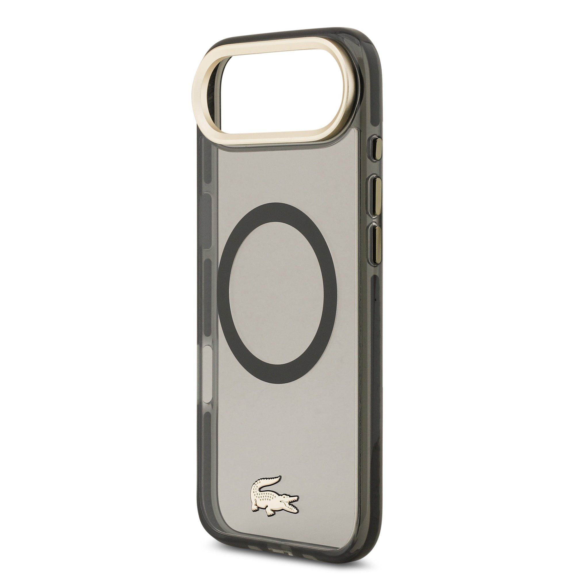 LACOSTE Калъф Apple iPhone 17 Air, PC/TPU Frosted Finish Gold Logo MagSafe /черен/ - LCHMP17MUFWAK – снимка 4
