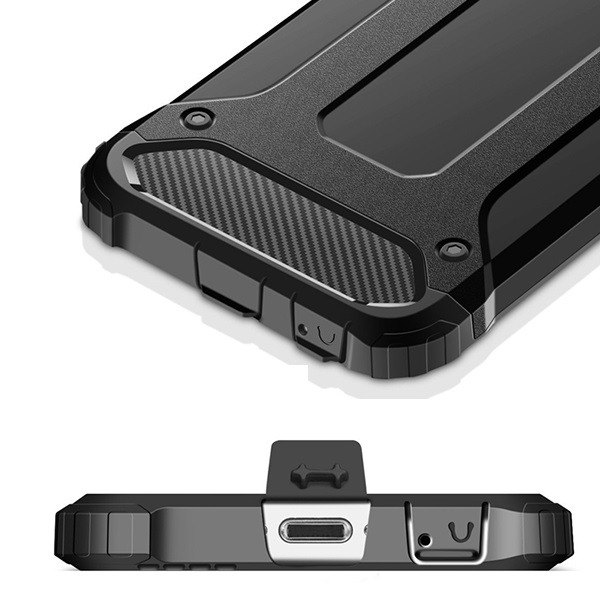Калъф ARMOR Удароустойчив Apple iPhone 13 Pro Max /сив/ – снимка 3
