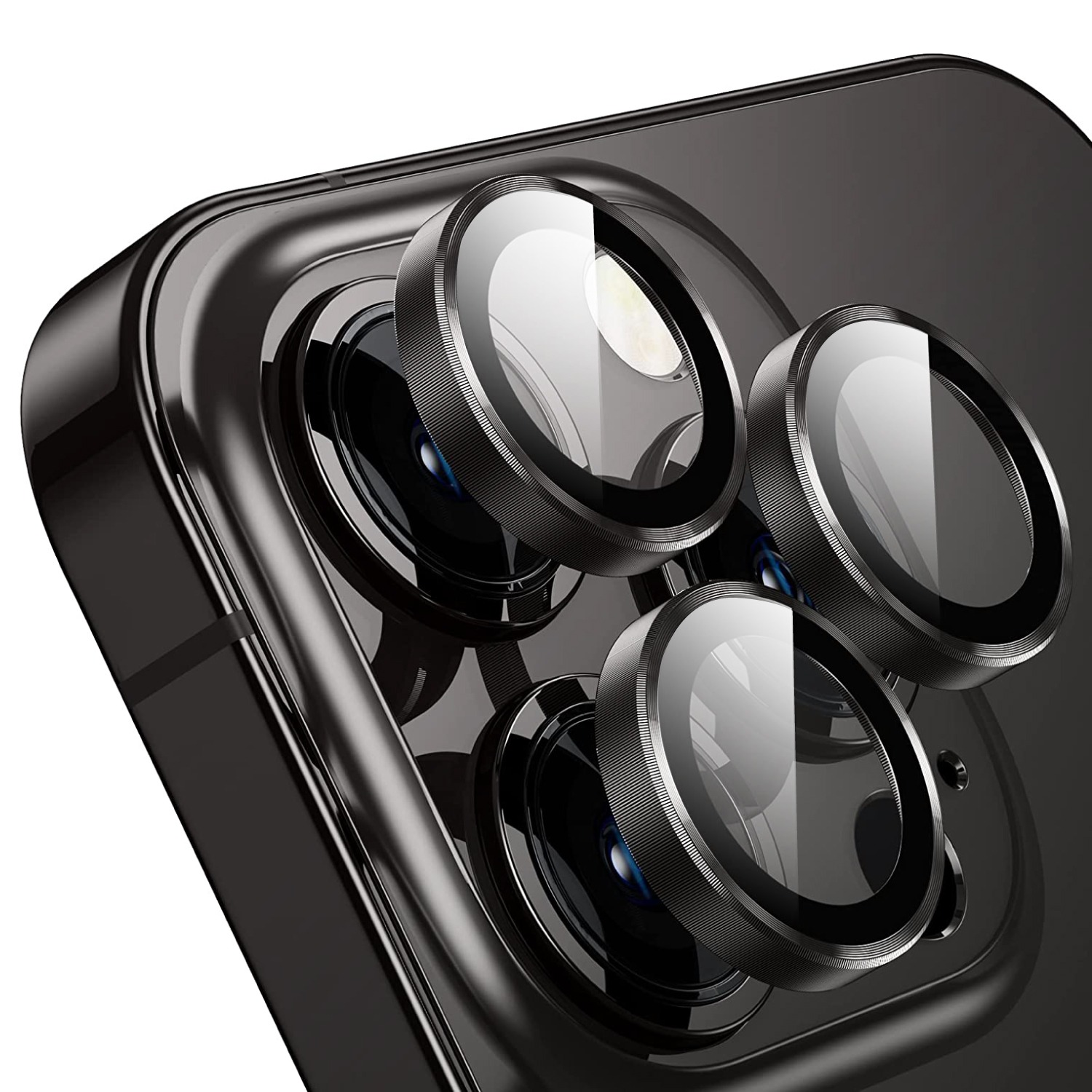 Metal Camera Lens Apple iPhone 12 Pro /черни/