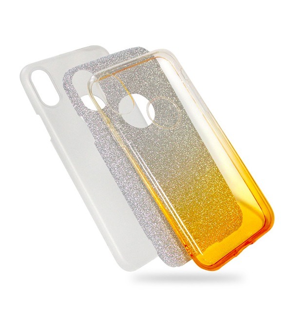 Калъф ENSIDA Fashion Samsung S9 Plus /сребърен-златен/ – снимка 3
