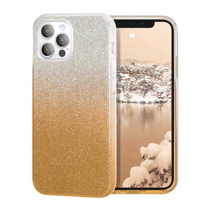 Калъф ENSIDA Fashion Samsung S10E /сребърен-златен/