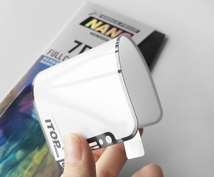 NANO FULL Tempered Glass Samsung A20s /черно/ – снимка 3