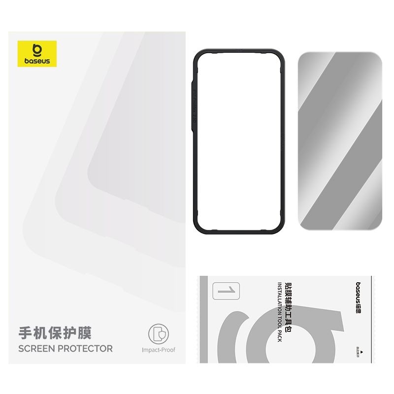 BASEUS Tempered Glass Superior PRIVACY Apple iPhone 17 - P0048303 – снимка 3