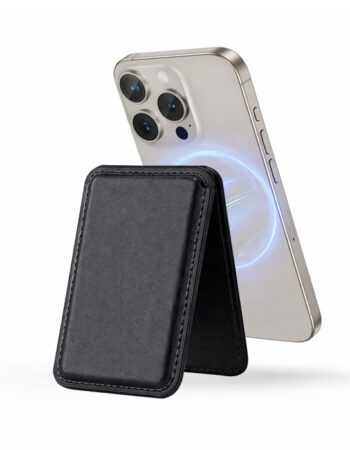 Калъф за карти Vertical stand wallet cardslot, MagSafe /черен/