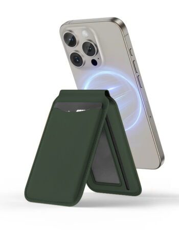 Калъф за карти Folding wallet cardslot, MagSafe /тъмнозелен/