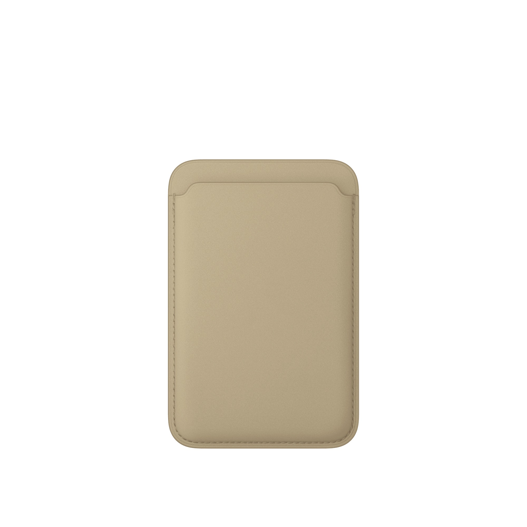 Калъф за карти Smooth leather cardslot, MagSafe /бежов/ – снимка 3