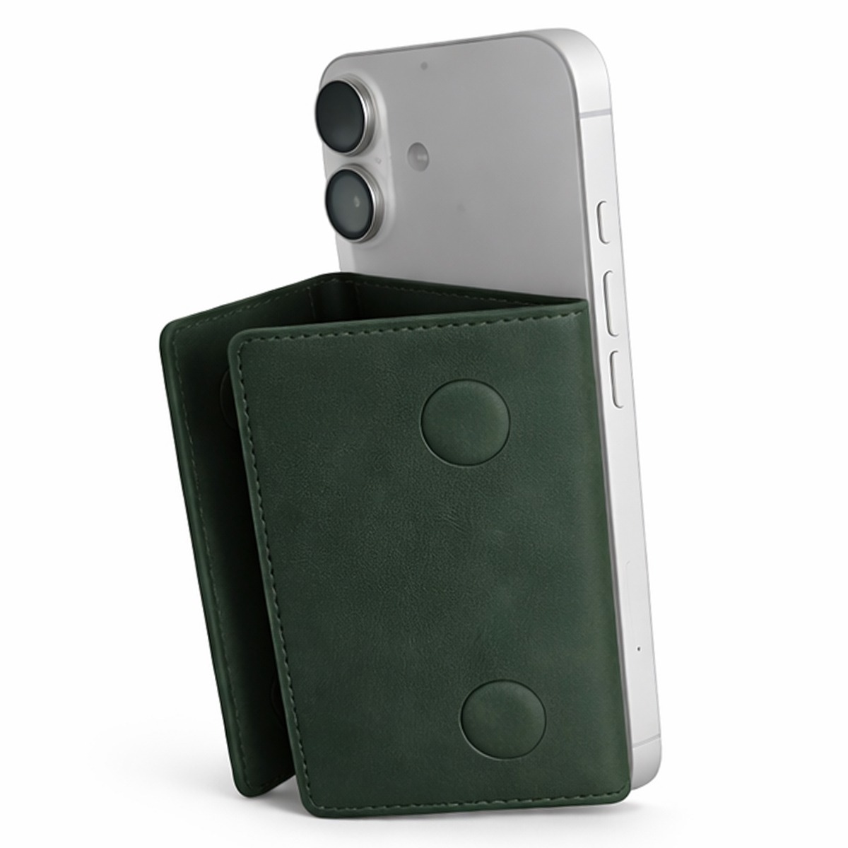 Калъф за карти Triple Wallet cardslot, MagSafe /тъмнозелен/ – снимка 2