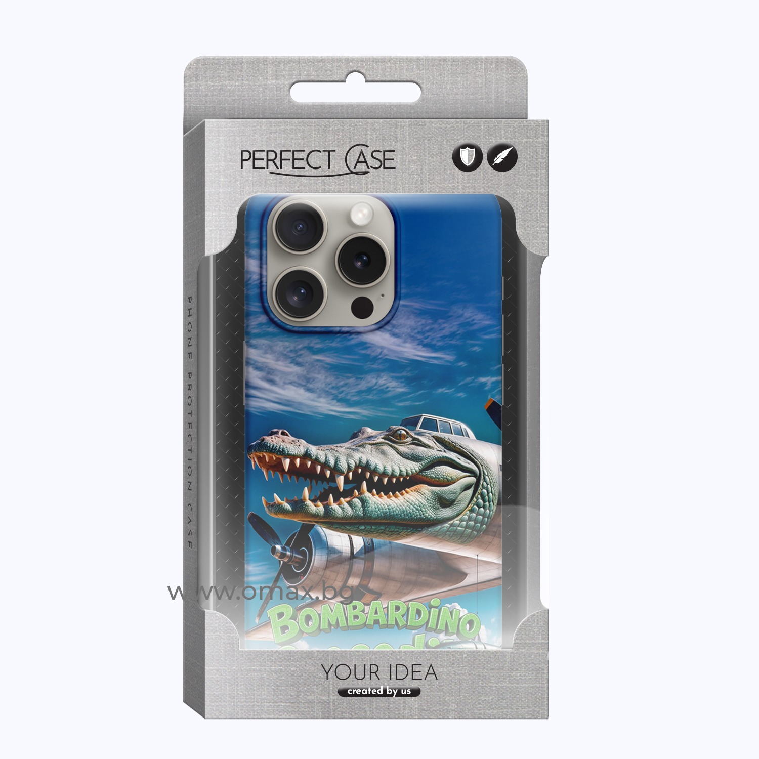 Калъф Italian Brainrot Apple iPhone 11 /Bombardino CrocodiLo/ – снимка 2
