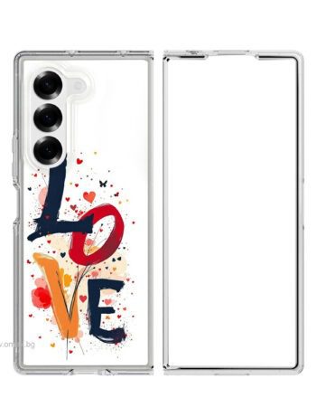 Калъф LOVE-Splash Samsung Z Fold 6 /Love letters/