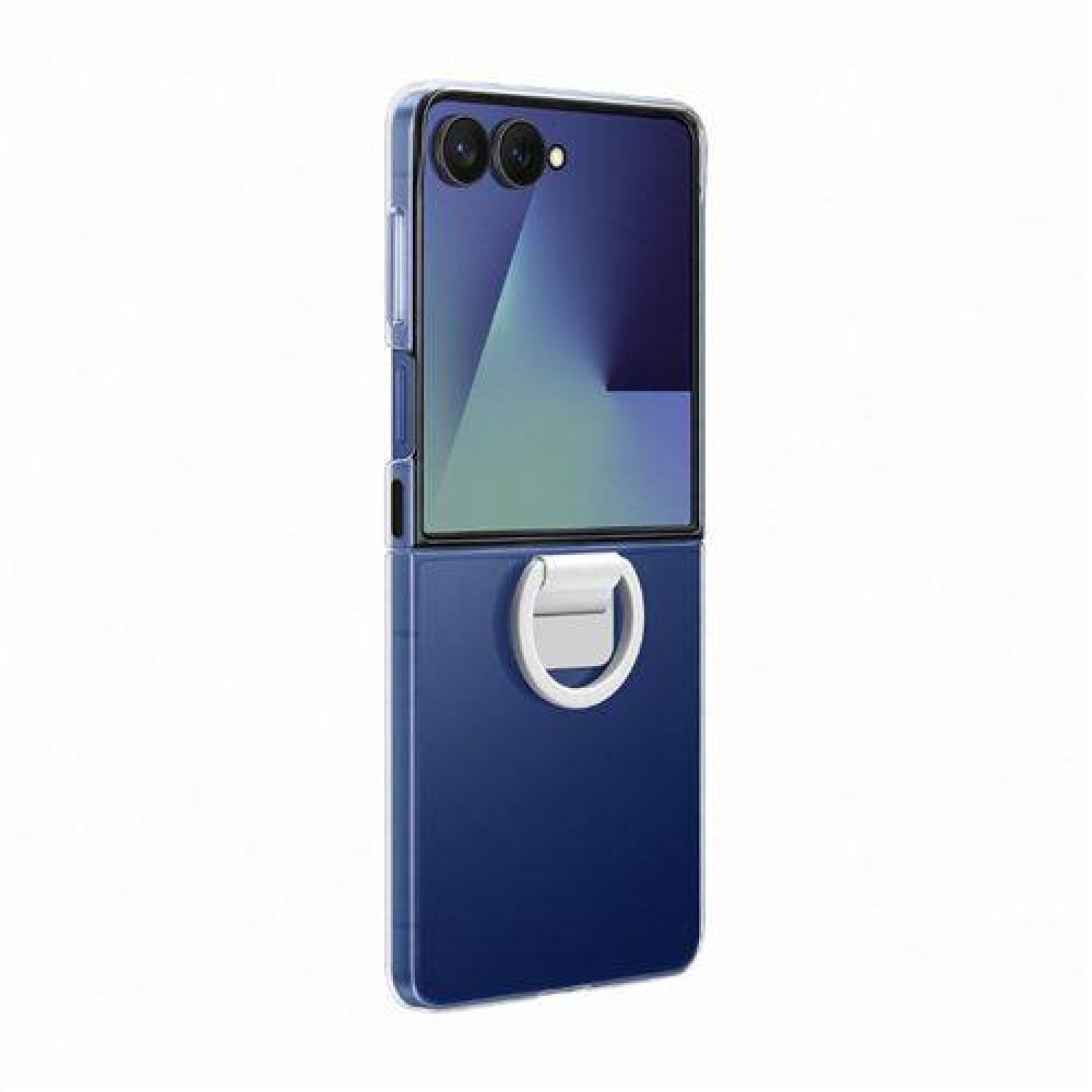 Калъф Silicone Cover with Ring Samsung Z Flip 7 EF-QF766CTE /прозрачен/ – снимка 3