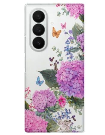 Калъф Urban Shell Samsung Z Fold 5 /lilac flower/