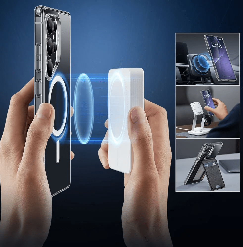 ESR Калъф Classic Hybrid Samsung S25 Ultra, MagSafe /прозрачен/ – снимка 3