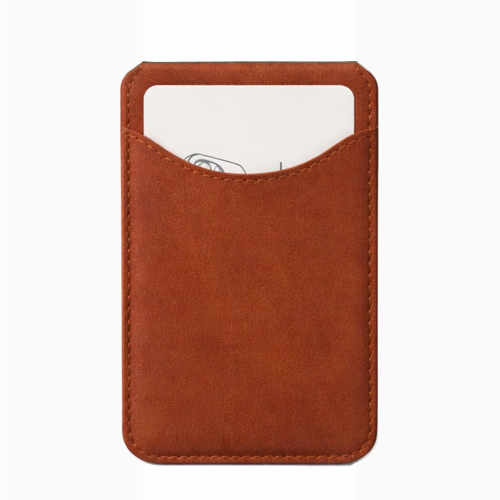 Калъф за карти Folding wallet cardslot, MagSafe /кафяв/ – снимка 3