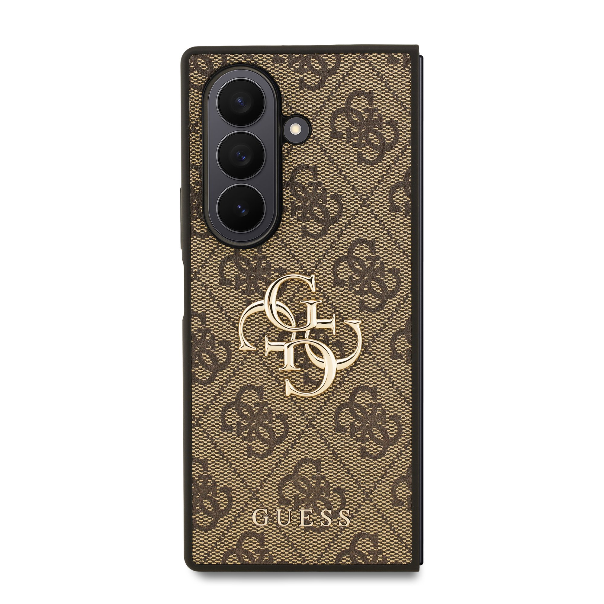 GUESS Калъф Samsung Z Fold 7, PU 4G Metal Logo, кафяв - GUHCZFD74GMGBR – снимка 3