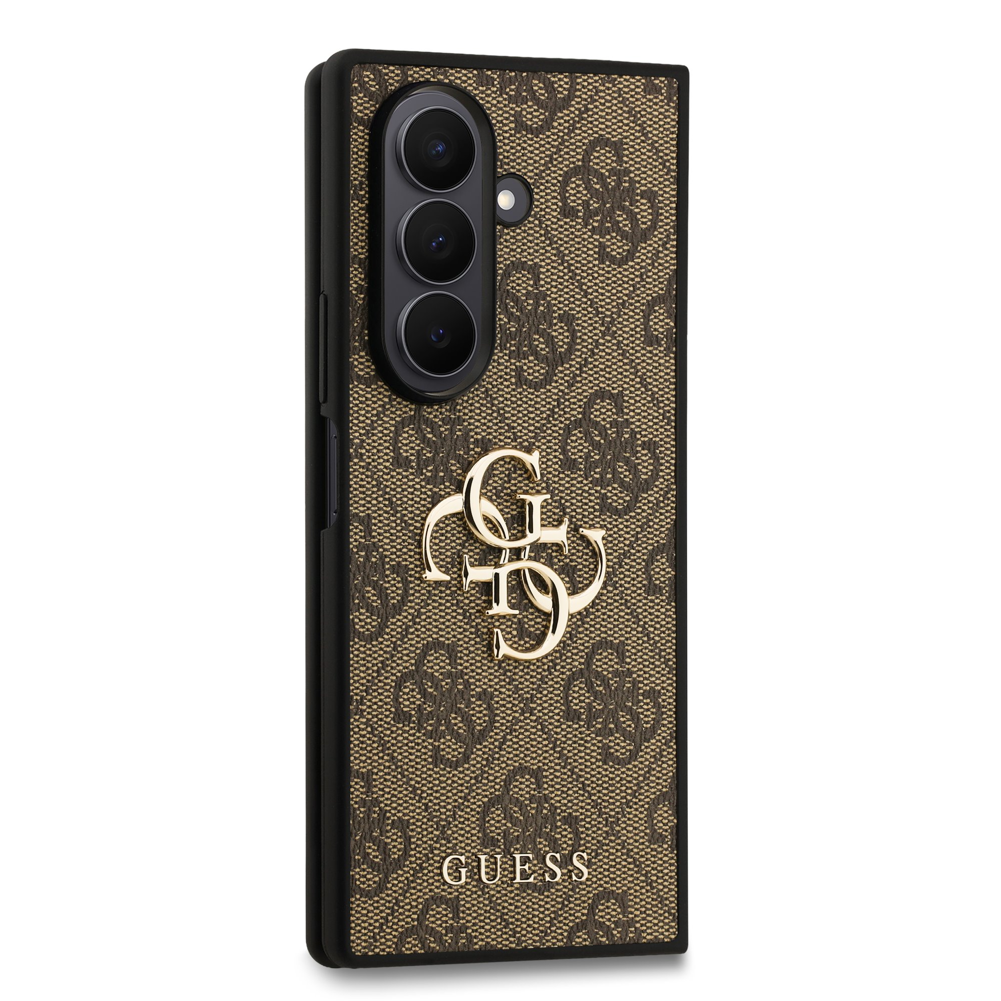 GUESS Калъф Samsung Z Fold 7, PU 4G Metal Logo, кафяв - GUHCZFD74GMGBR – снимка 2