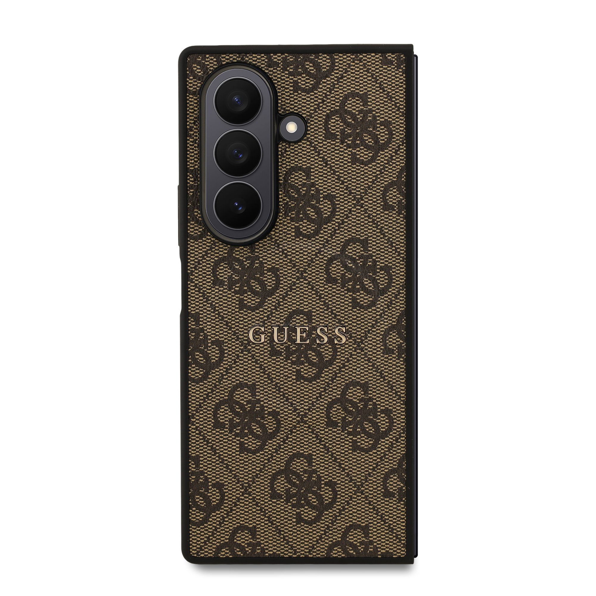 GUESS Калъф Samsung Z Fold 7, PU Leather 4G Colored Ring MagSafe, кафяв - GUHMZFD7P4MSEGCW – снимка 3