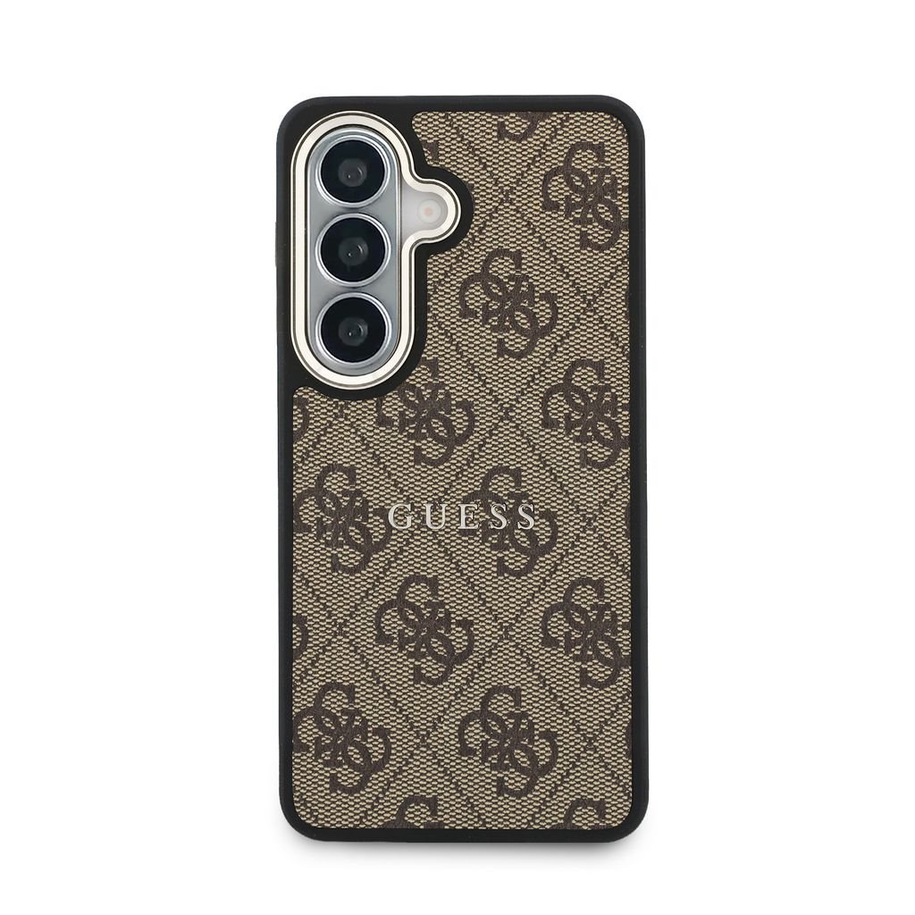 GUESS Калъф Samsung S26, PU Leather 4G Gold Frame MagSafe /кафяв/ - GUHMS26SP4MSEGCW – снимка 3
