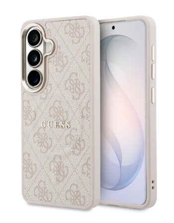 GUESS Калъф Samsung S26 Plus, PU Leather 4G Gold Frame MagSafe /розов/ - GUHMS26MP4MSEGCP