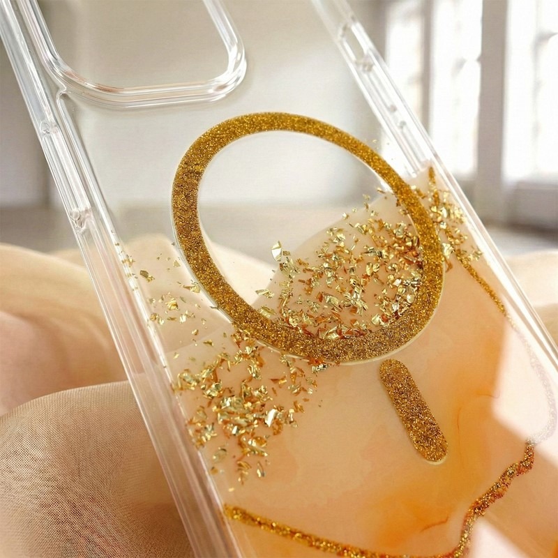 Калъф KARAT MagSafe Apple iPhone 16 Pro /amber marble/ – снимка 3