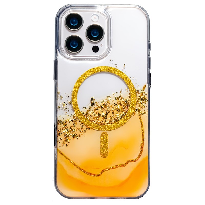 Калъф KARAT MagSafe Apple iPhone 16 Pro Max /amber marble/