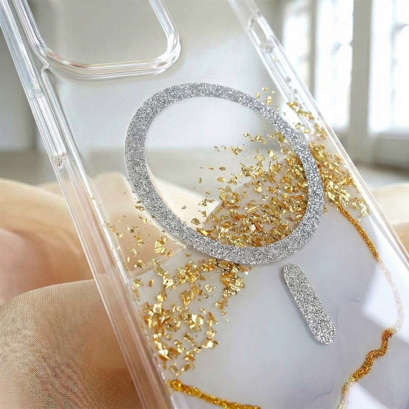 Калъф KARAT MagSafe Samsung S25 Ultra /pearl marble/ – снимка 3