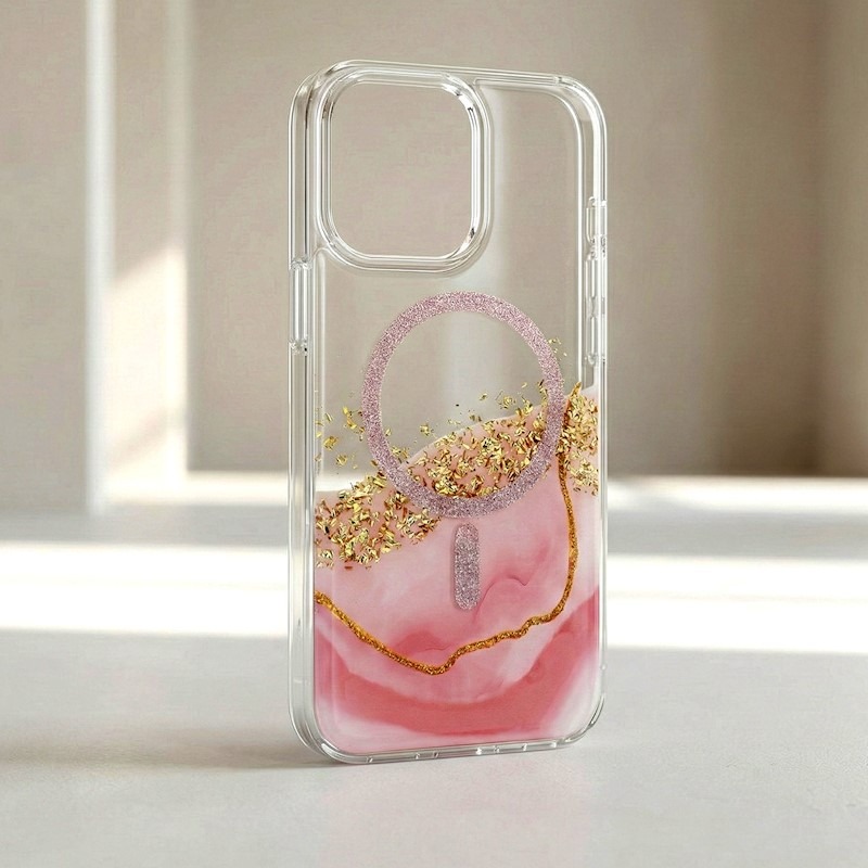 Калъф KARAT MagSafe Samsung S25 FE /p.quartz marble/ – снимка 2
