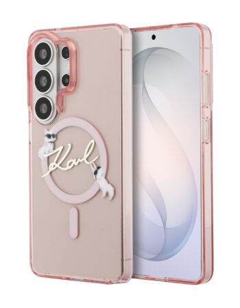 Karl Lagerfeld Калъф Samsung S26 Ultra, IML Choupette Head MagSafe /розов/ - KLHMS26L5HKSCAP