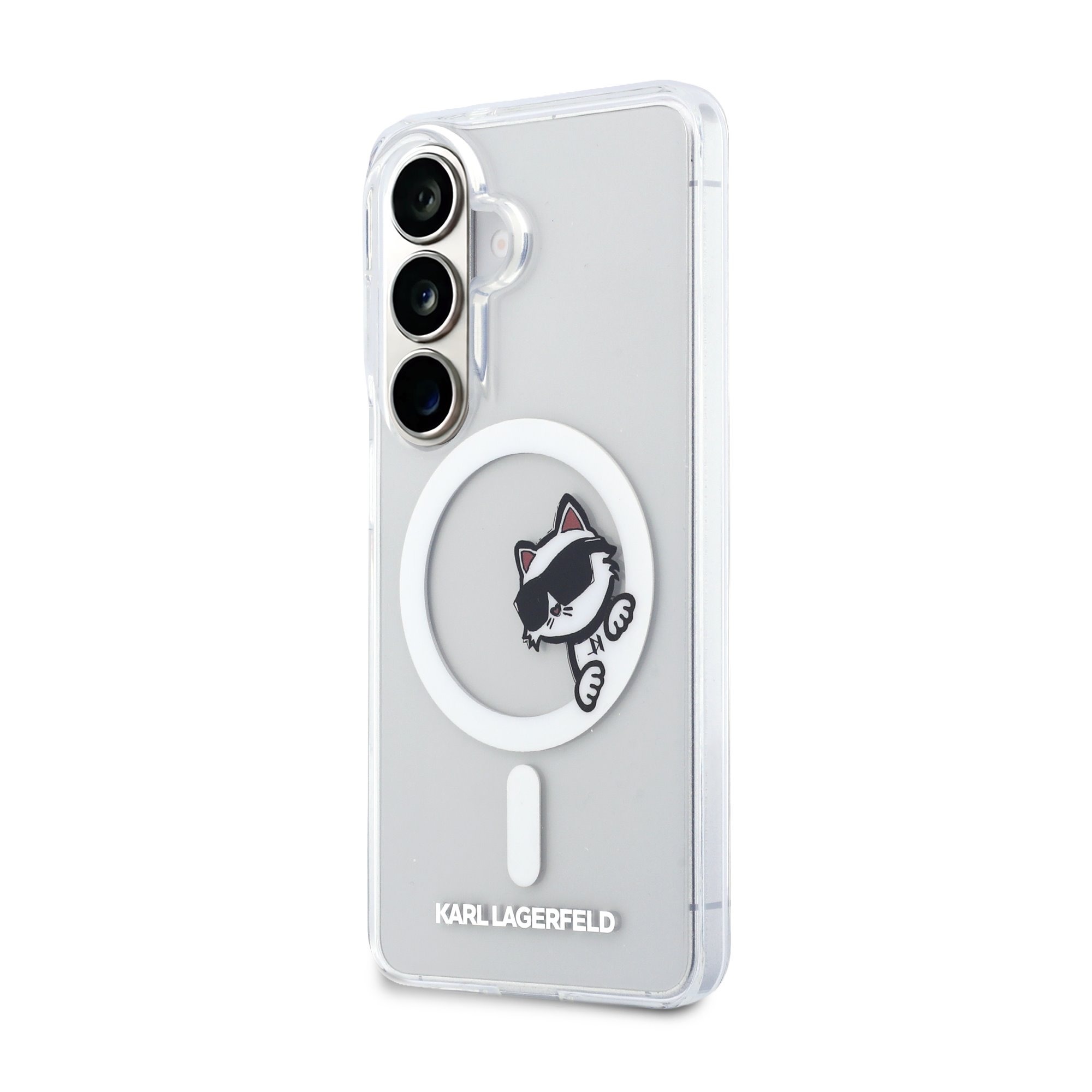 Karl Lagerfeld Samsung S26 Plus, IML Choupette Peekaboo MagSafe /прозрачен/ - KLHMS26M6HCPSCT – снимка 3