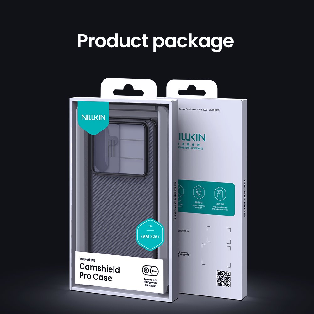 NILLKIN Калъф Samsung S26 Plus, Camshield Pro /прозрачно черен/ – снимка 2