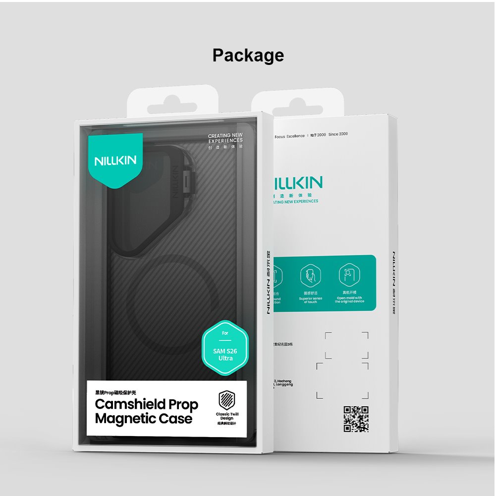 NILLKIN Калъф Samsung S26 Ultra, Camshield Prop MagSafe /черен с прозразни лещи/ – снимка 2