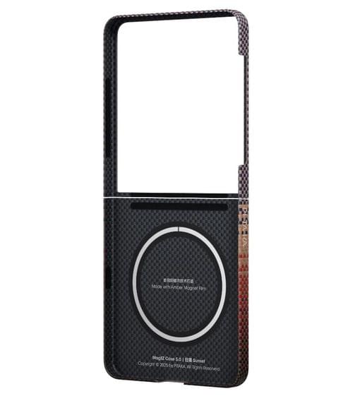 PITAKA Калъф Samsung Z Flip 7, Ultra-Slim MagSafe, sunset - FSFLIP7 – снимка 3