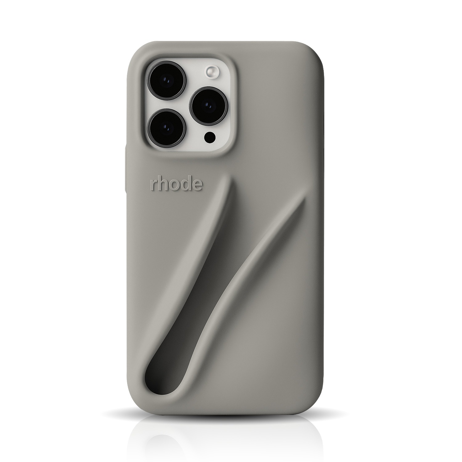 Калъф Rhode Lipgloss-case Apple iPhone 13/ 14/ 15 /gray/ – снимка 2