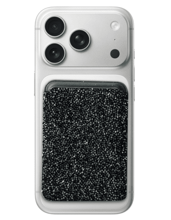 Калъф за карти Sparkle diamonds cardslot, MagSafe /черен/