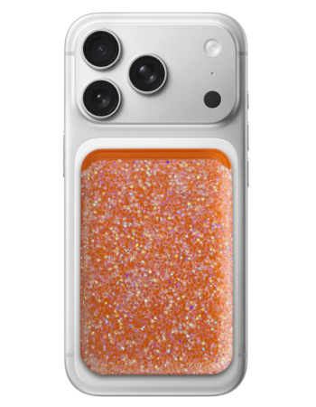 Калъф за карти Sparkle diamonds cardslot, MagSafe /оранжев/