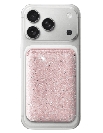 Калъф за карти Sparkle diamonds cardslot, MagSafe /розов/