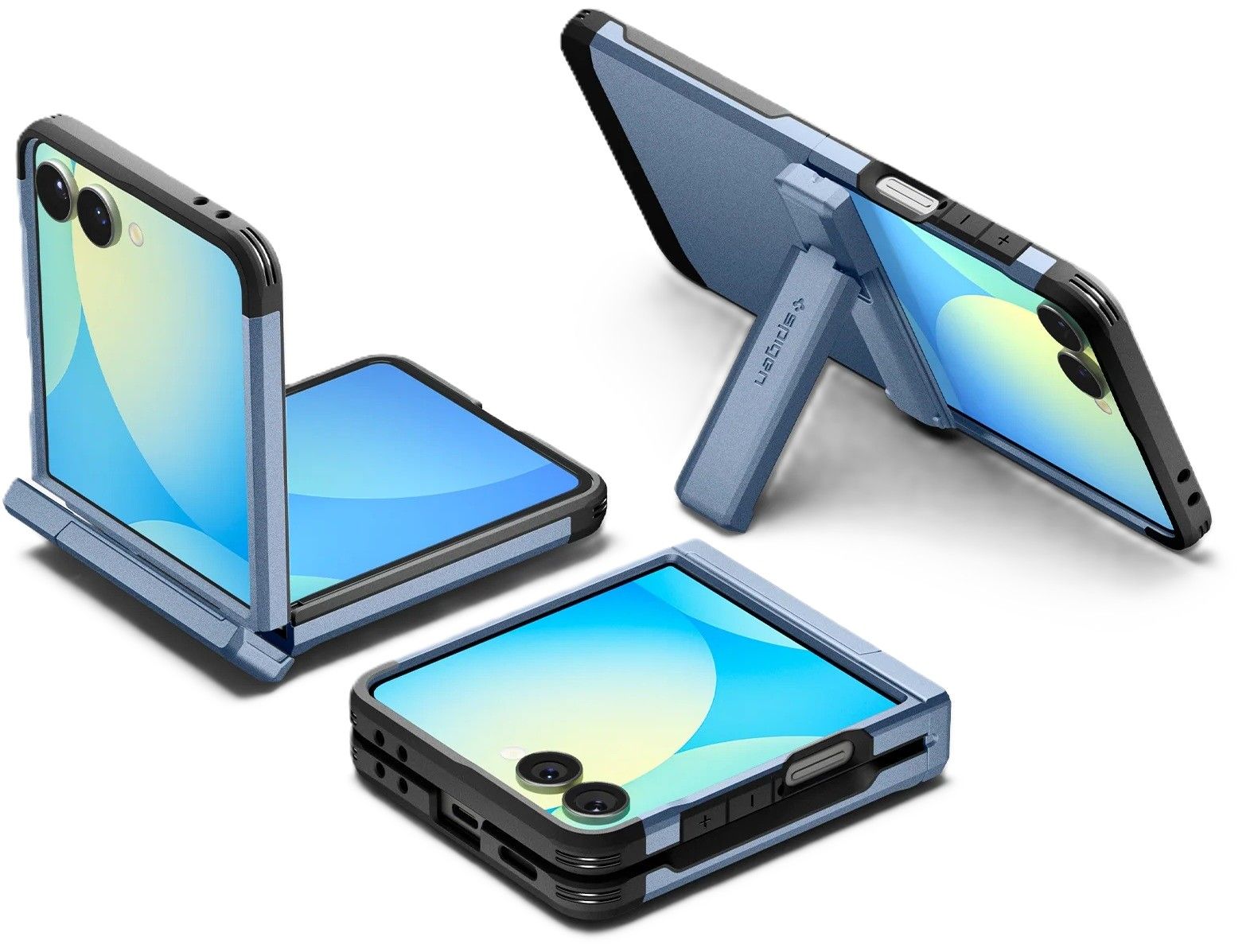 SPIGEN Калъф Tough Armor Pro MagSafe Samsung Z Flip 7 /син/ - ACS09562 – снимка 3