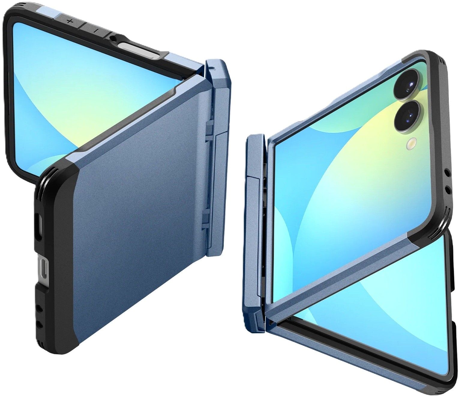SPIGEN Калъф Tough Armor Pro MagSafe Samsung Z Flip 7 /син/ - ACS09562 – снимка 2