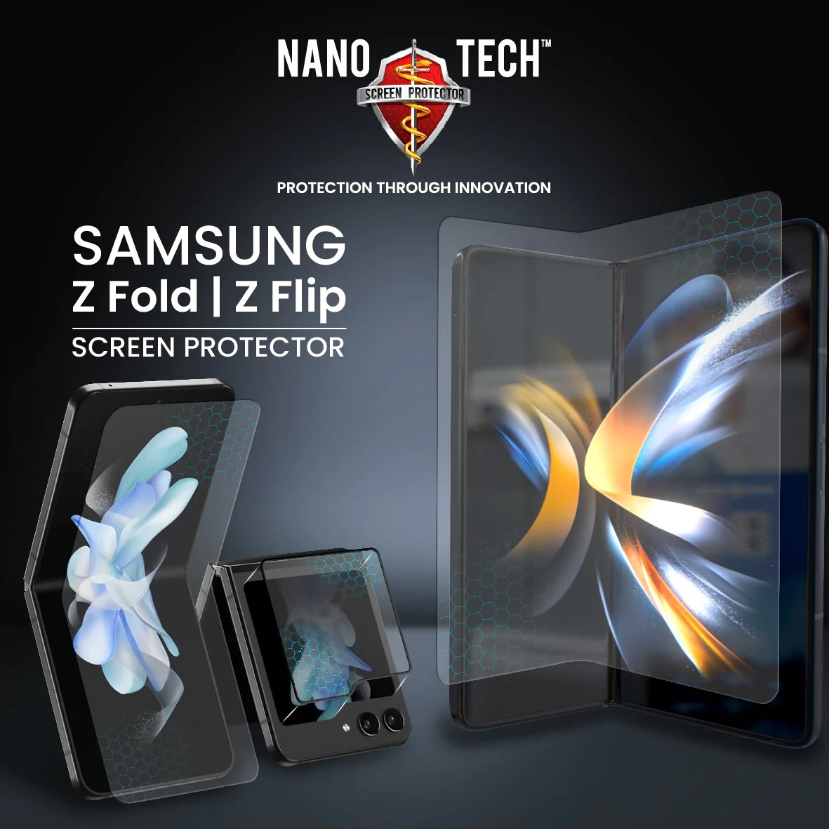 Hydrogel Samsung Z Flip 7, HD комплект 2 части – снимка 3