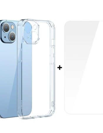 BASEUS Калъф + Стъклен протектор SuperCeramic Glass Apple iPhone 14 /прозрачен/