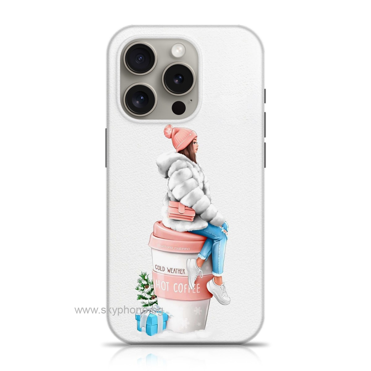 Калъф FreeZy Apple iPhone 14 Pro /girl-coffee/ – снимка 3