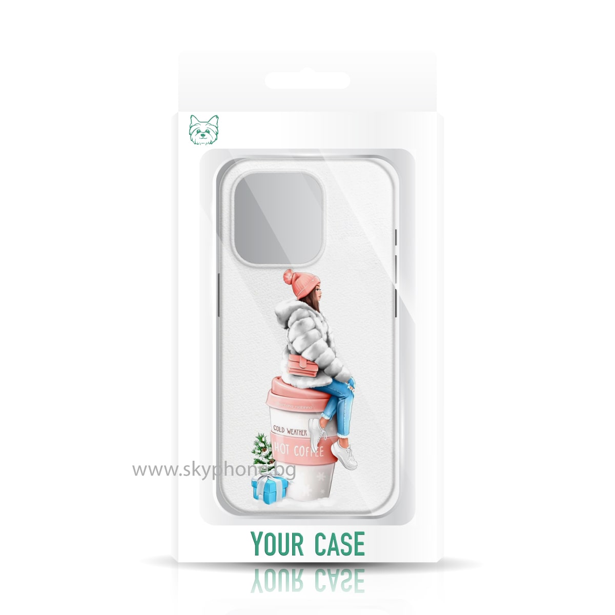 Калъф FreeZy Apple iPhone 14 Pro /girl-coffee/ – снимка 2