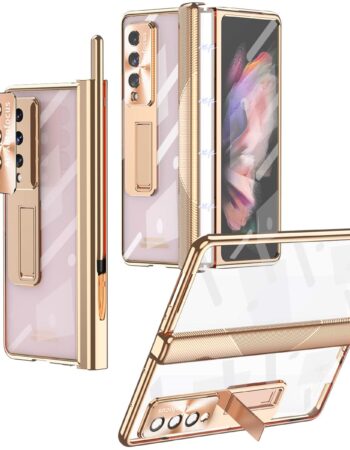 Калъф FW Full Body with Stand Samsung Z Fold 5 + S Pen /златист/