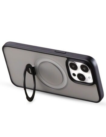 Joyroom Калъф Apple iPhone 15, Bracket Series MagSafe, черен мат