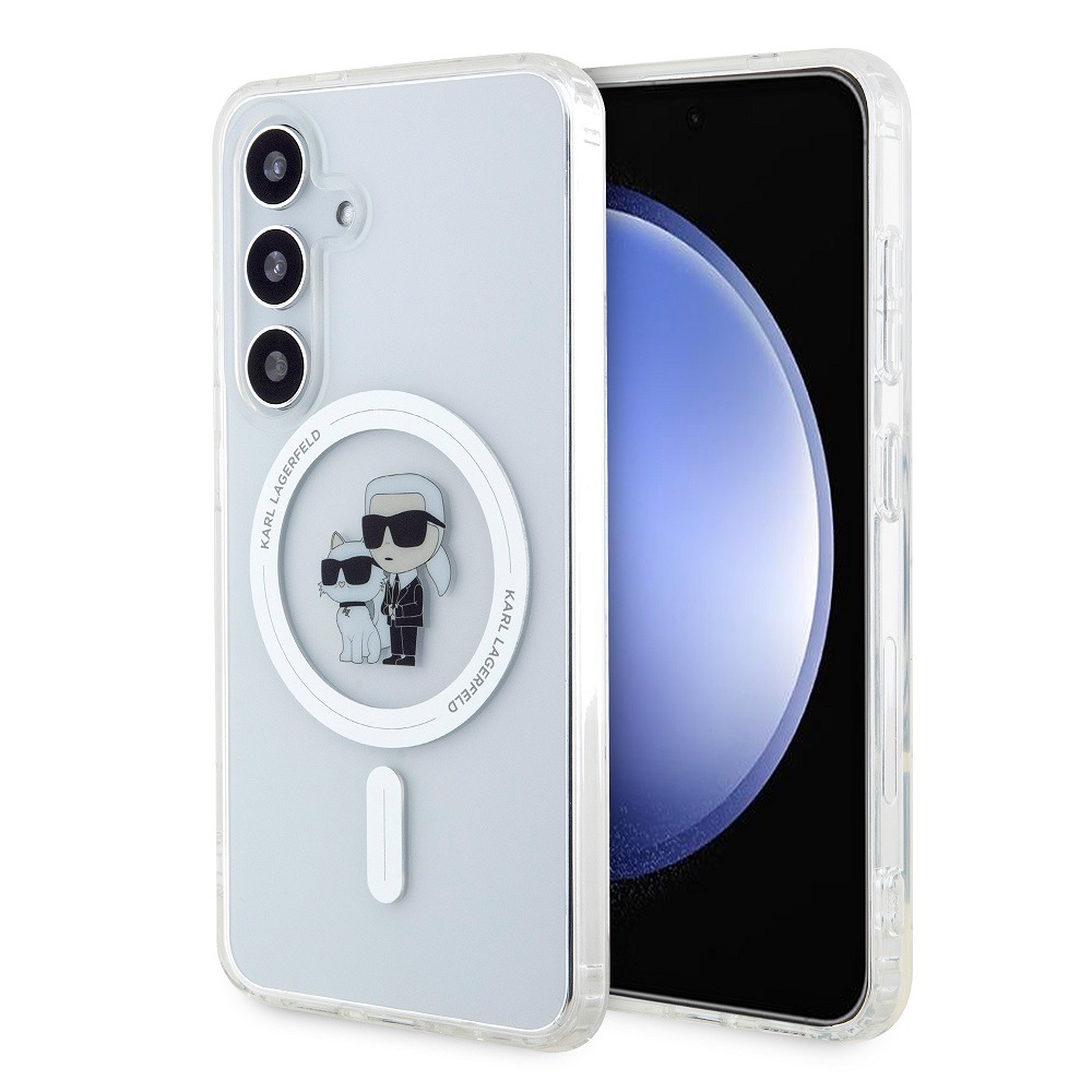Karl Lagerfeld Калъф Samsung S24, IML Glitter K/C MagSafe /прозрачен/ - KLHMS24SHGKCNOT