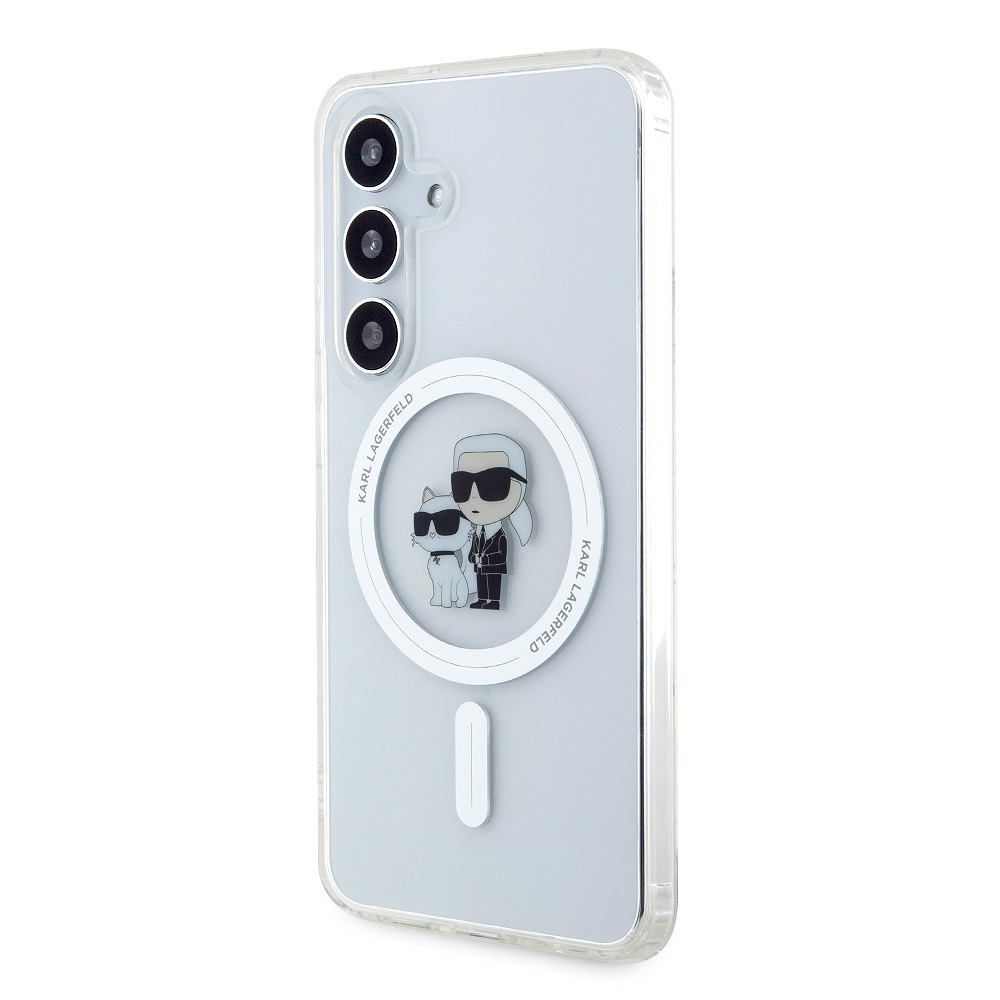 Karl Lagerfeld Калъф Samsung S24, IML Glitter K/C MagSafe /прозрачен/ - KLHMS24SHGKCNOT – снимка 2